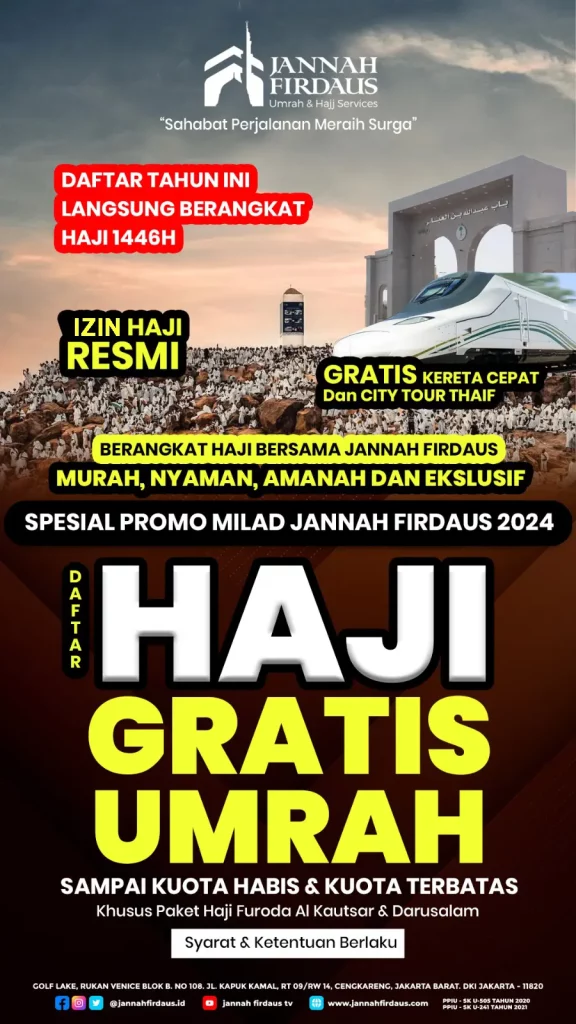 Daftar Haji Gratis Umroh