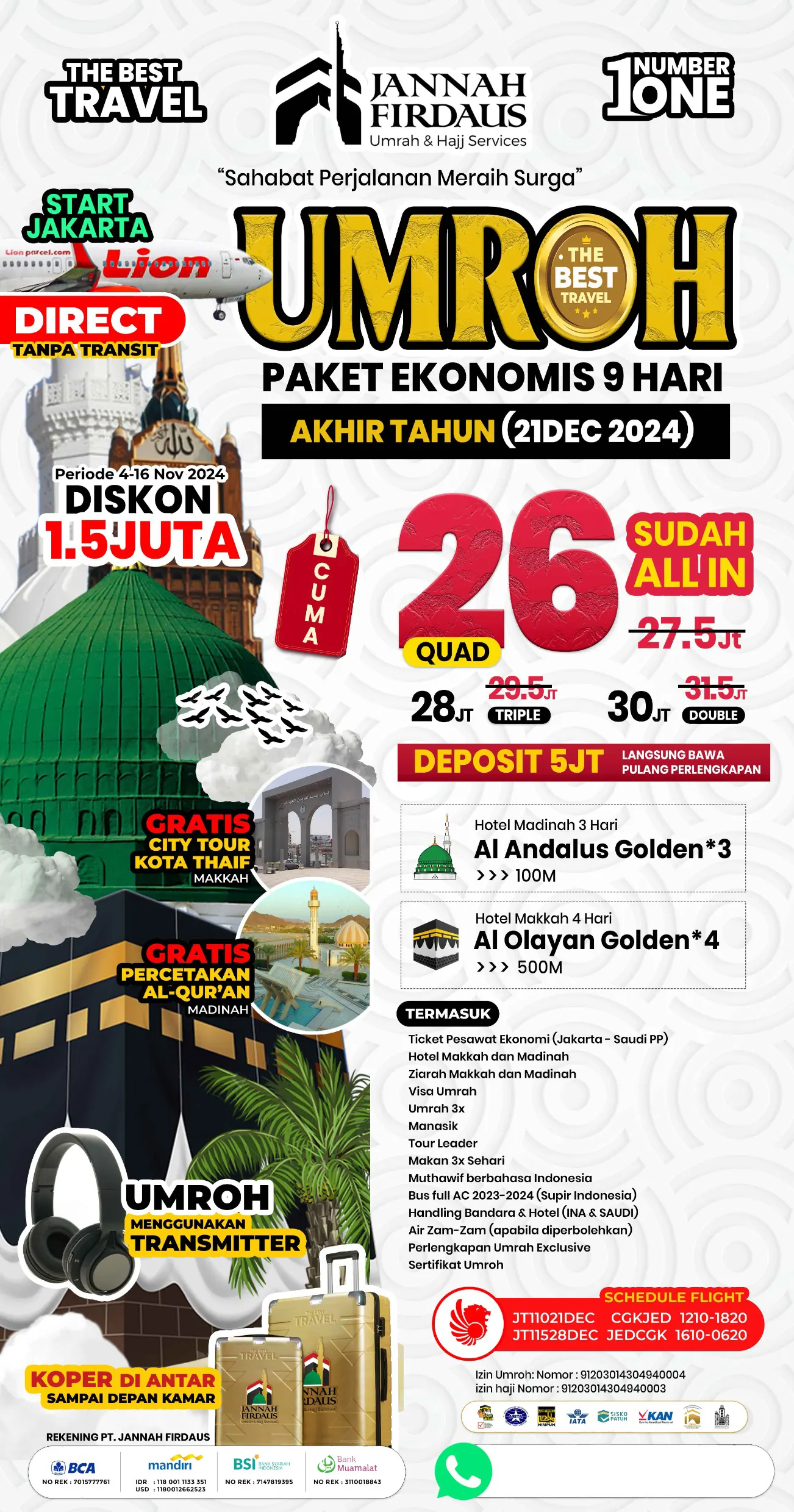 paket ekonomis 21 desember